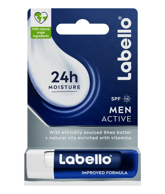 LABELLO 24h Moisture Lip Balm Men Active