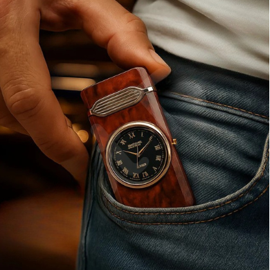 Luxury Classic Analog Watch Lighter