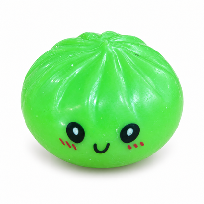 Surprise mini dumpling squishy, foam style with a kawaii face