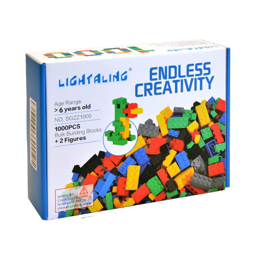 1000-Piece Creative Building Bricks Set