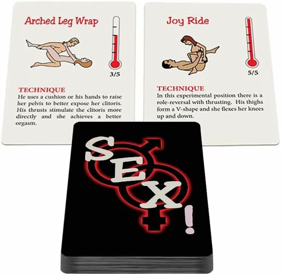 A Year of Sex! Sexual Position Card Game for Couples