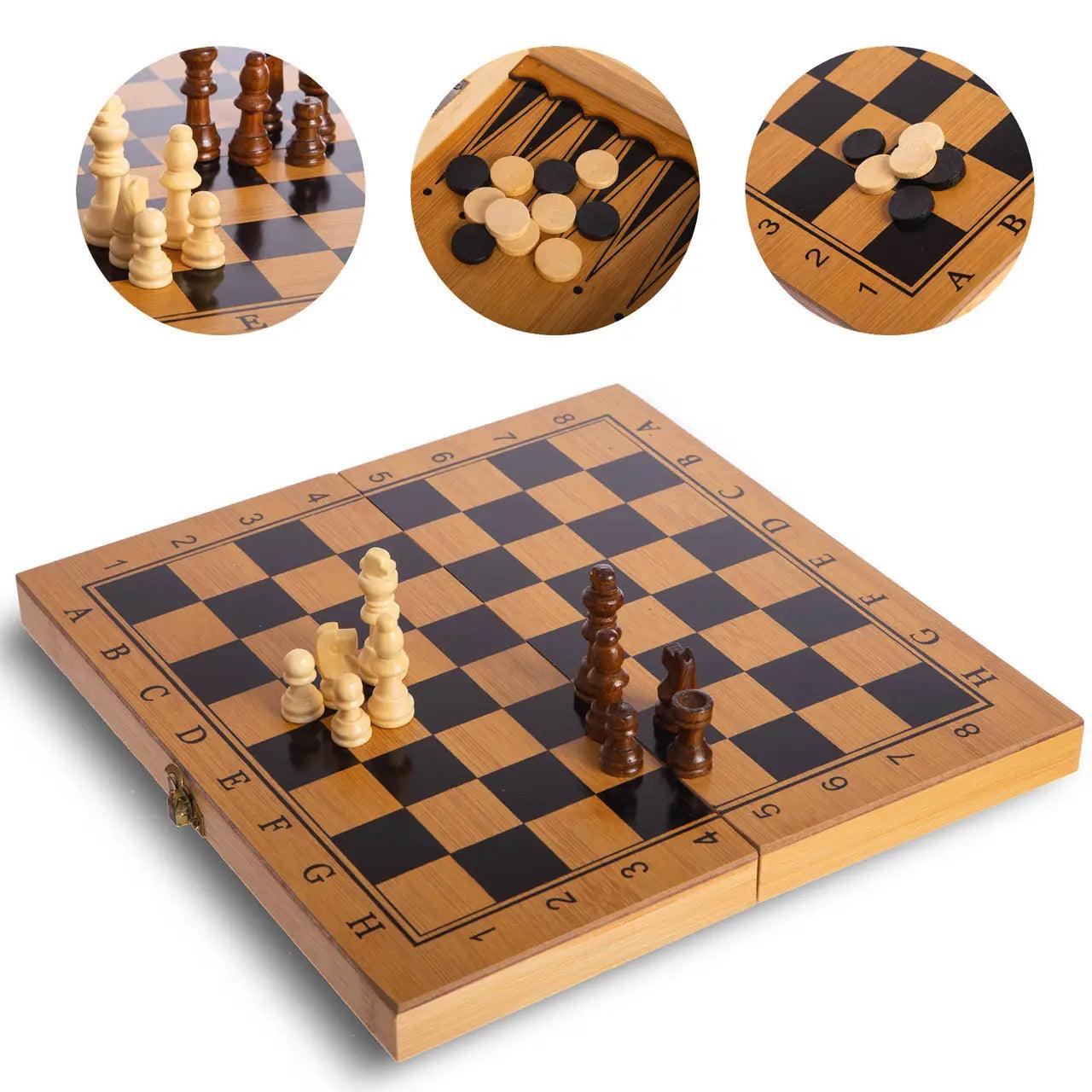 Wooden Foldable Chess Board