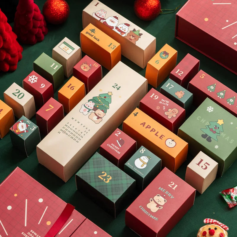 24-Days Christmas Advent Calendar Gift Boxes