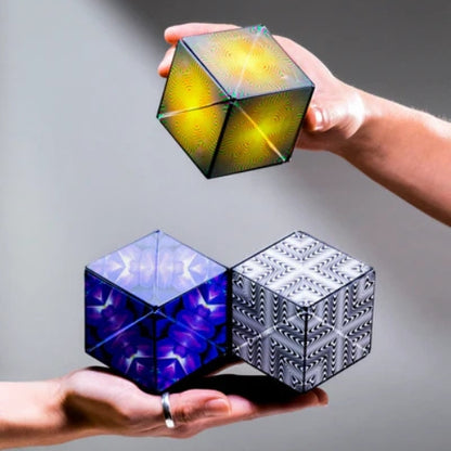 Magic Shape Shifting Magnetic Cube (CHOOSE A 3rd CUBE FOR FREE)