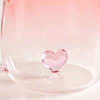 Heart Ombre Glass Mug