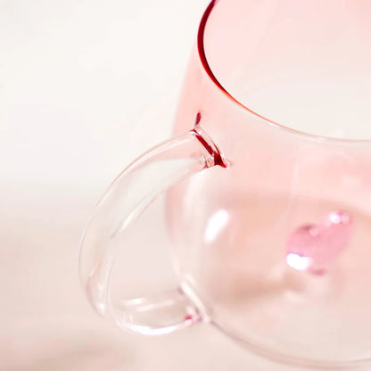 Heart Ombre Glass Mug