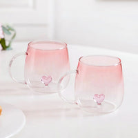 Heart Ombre Glass Mug