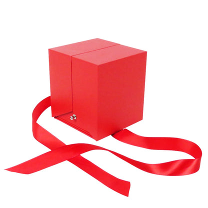 Eternal Rose Gift Box + “I Love You” in 100 Languages Necklace