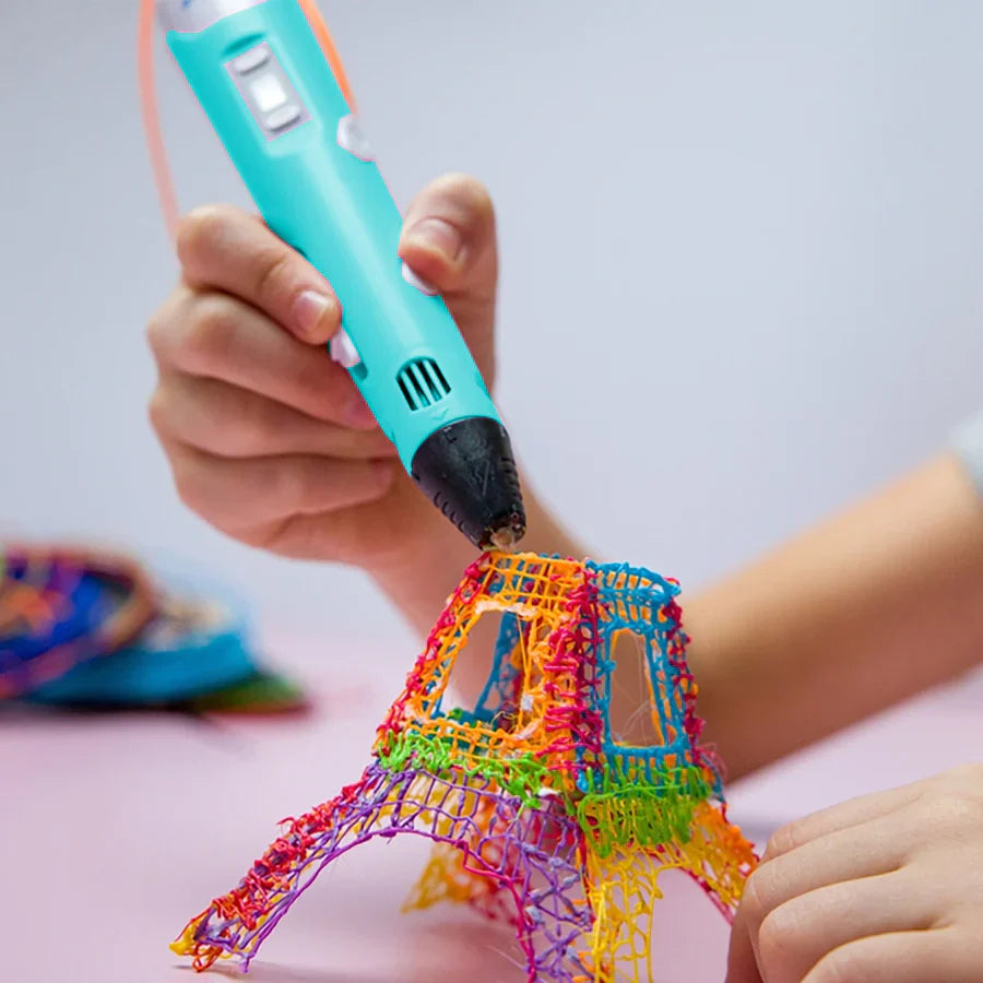 3D Print Drawing Pen Full Kit + [FREE] 10 Colors Filaments Pack