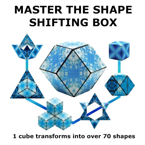 Magic Shape Shifting Magnetic Cube (CHOOSE A 3rd CUBE FOR FREE)