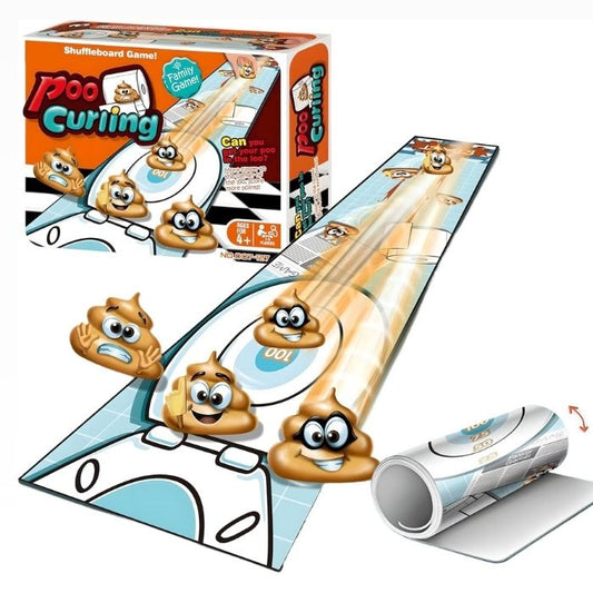 Poo Curling Target Game