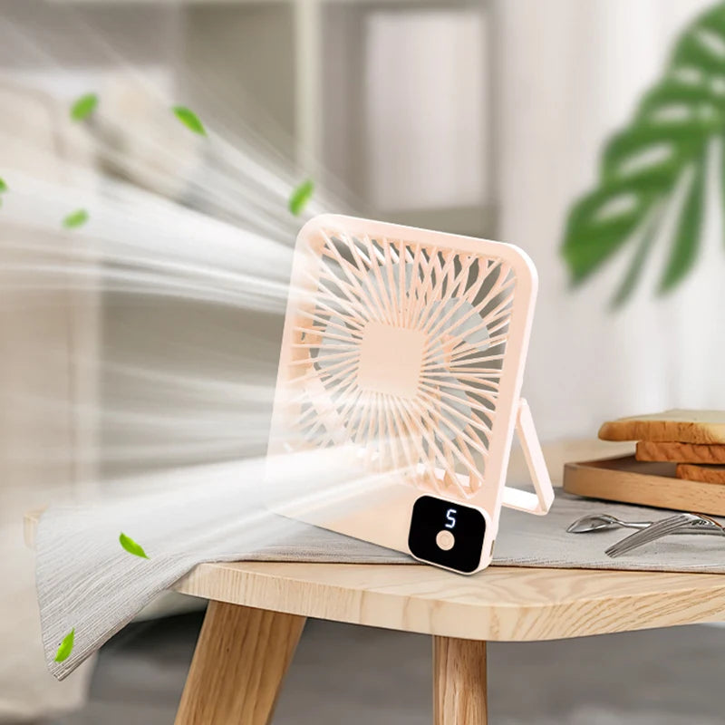 Foldable 5-Speed Desktop Fan