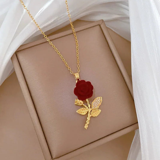 Eternal Rose Necklace