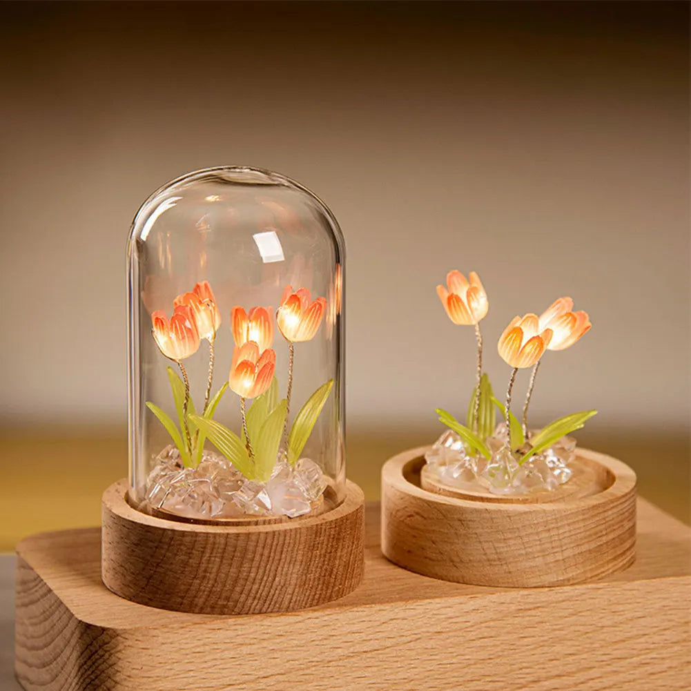 LED Tulip Flower Dome Lamp