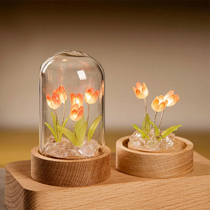 LED Tulip Flower Dome Lamp