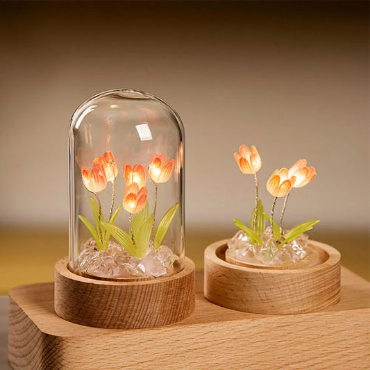 LED Tulip Flower Dome Lamp