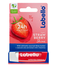 LABELLO Strawberry Shine lip balm stick