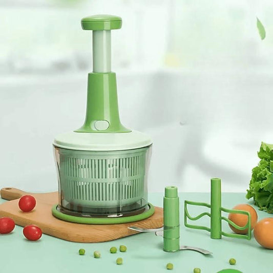 2-in-1 Vegetables Spinner and Chopper