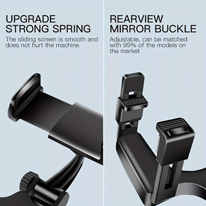 Rearview Mirror 360° Rotatable Phone Holder