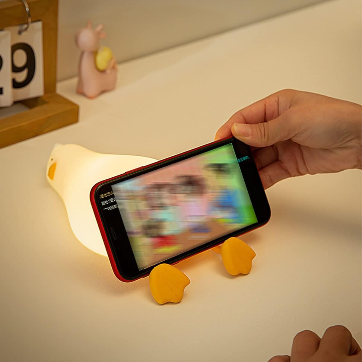 Cute Rechargeable Duck Night Light