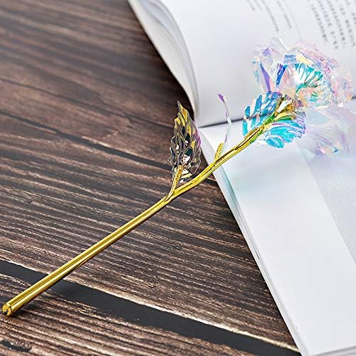 Golden Eternal Crystal Rose