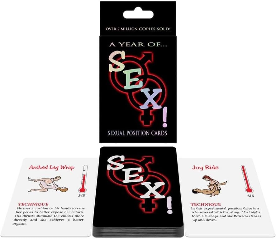 A Year of Sex! Sexual Position Card Game for Couples