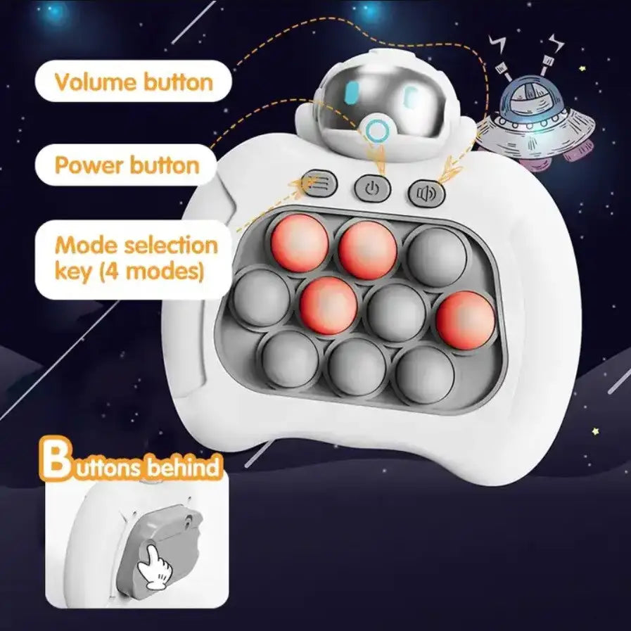 Astronaut Push Bubble Toy