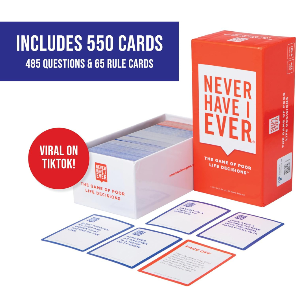 NEVER HAVE I EVER.