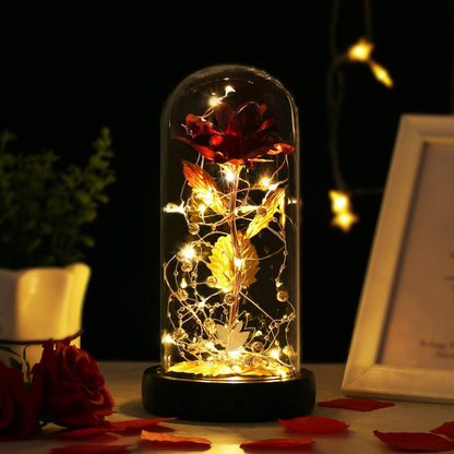 Eternal Rose Flower LED Lamp