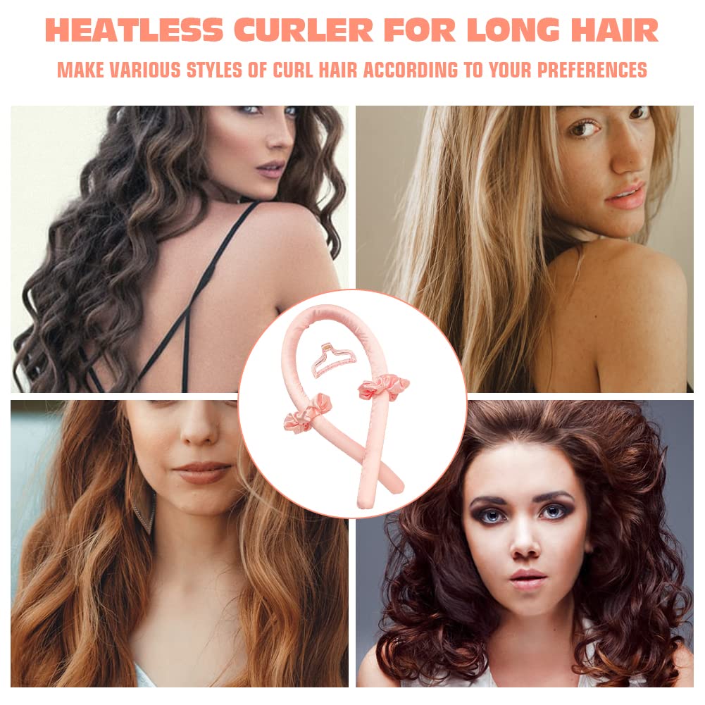 4pc Heatless Curling Set