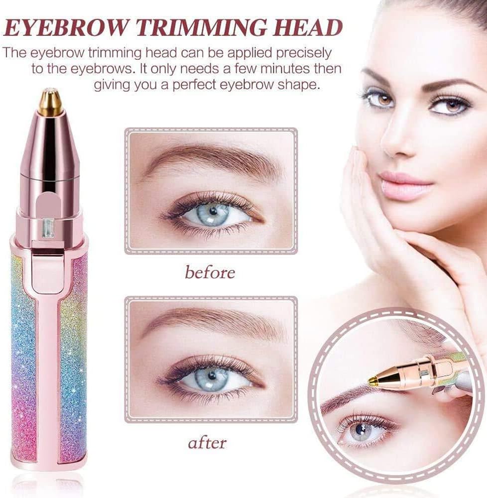 2-in-1 Eyebrow & Facial Electric Trimmer
