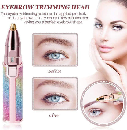 2-in-1 Eyebrow & Facial Electric Trimmer
