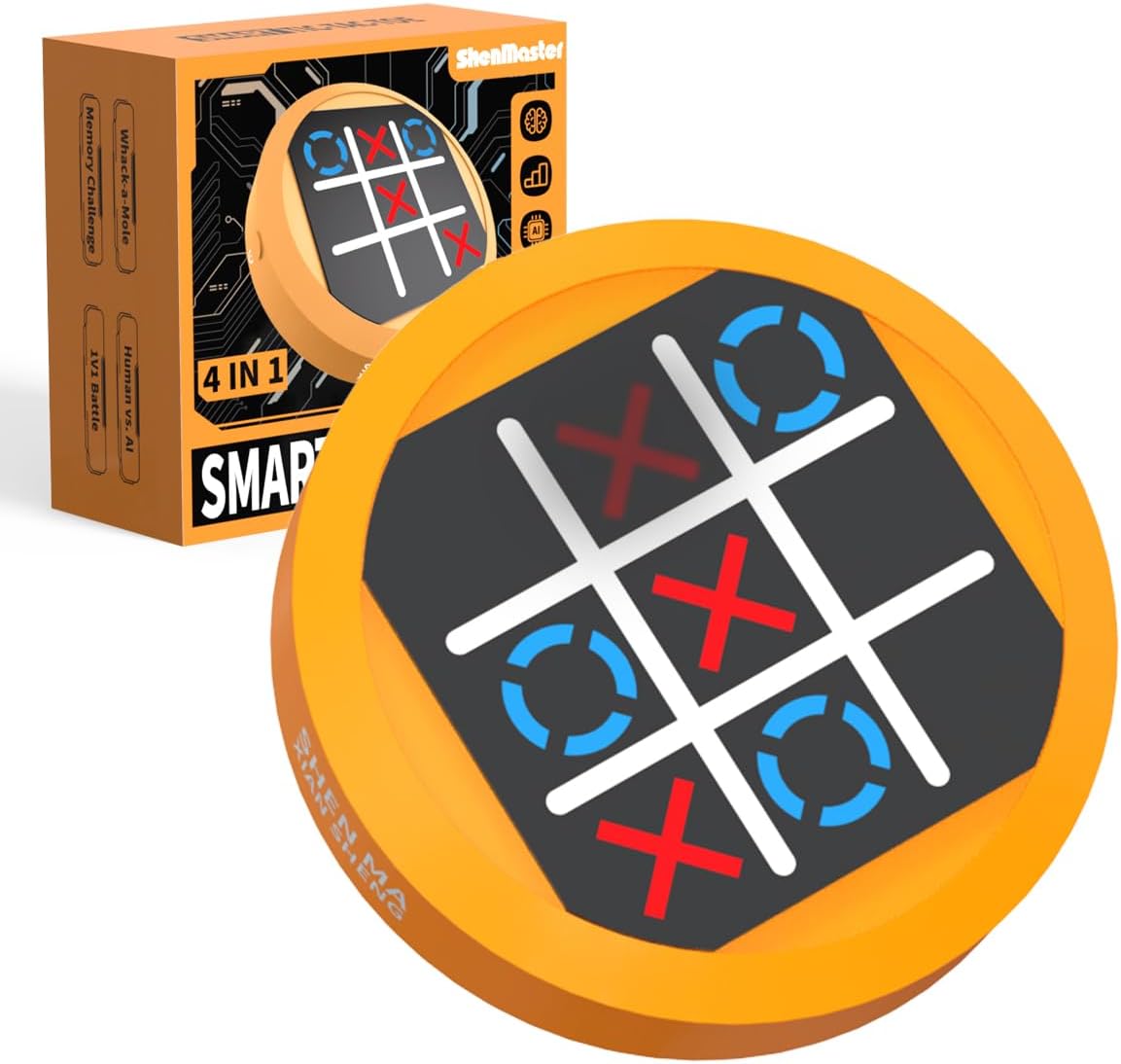 4-in-1 Infinite Smart Tic Tac Toe Game