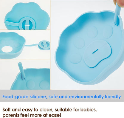 Silicone Ice Cream Holder with Straw [2 for $5]