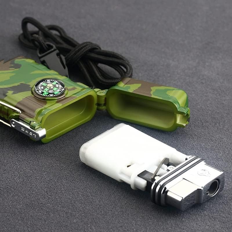 Waterproof Jet Flame Outdoor Lighter w/ Compass