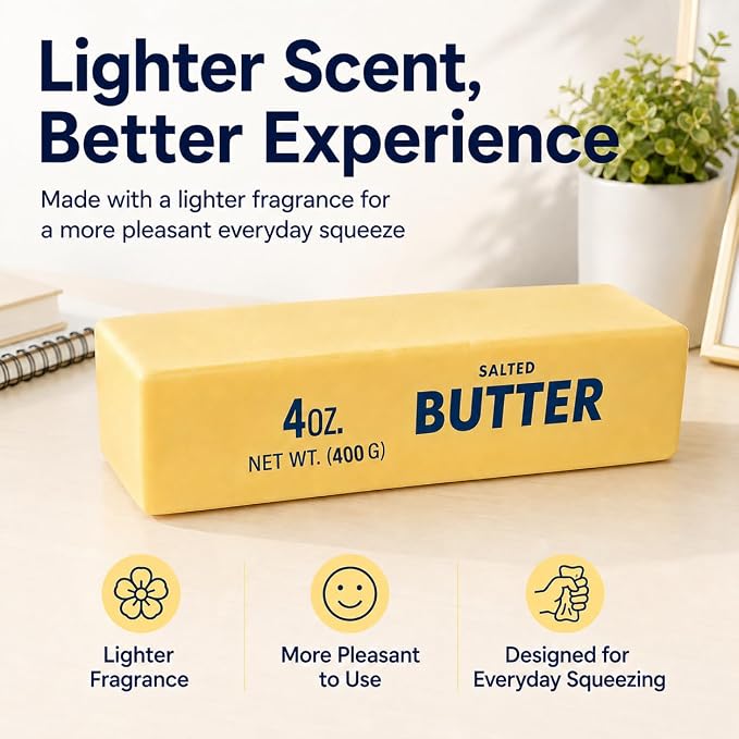 Butter stick squishy stress toy