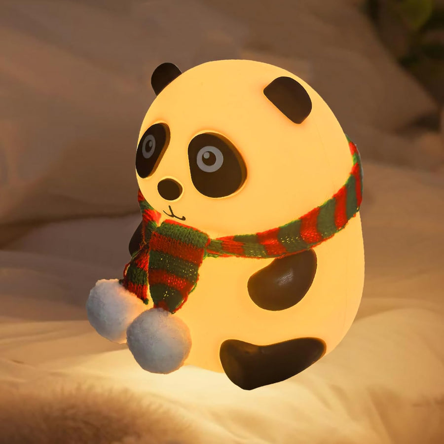 Panda Silicone LED Night Light - Touch Color Change