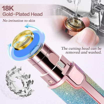 2-in-1 Eyebrow & Facial Electric Trimmer