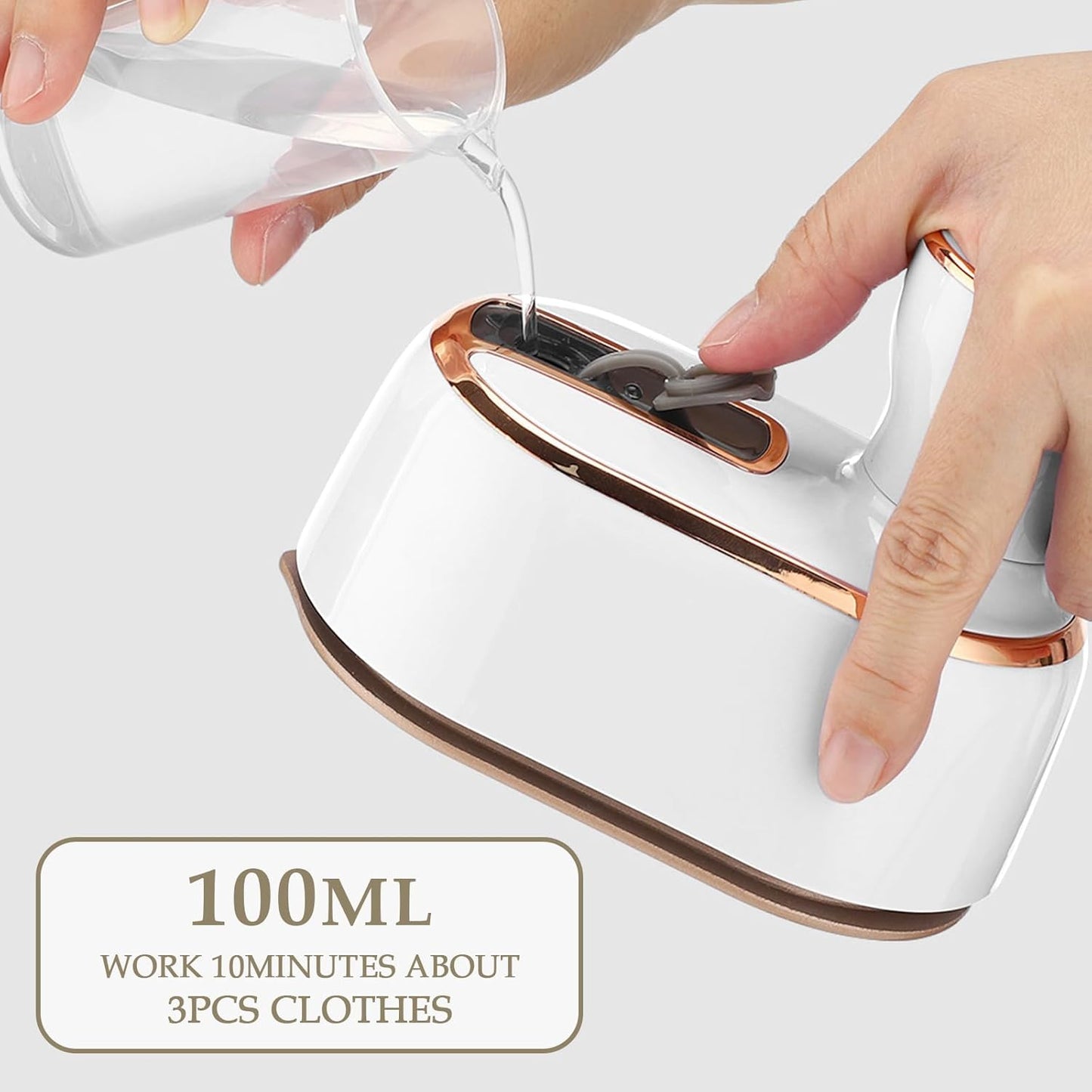 Portable Electric 2-in-1 Steamer & Iron