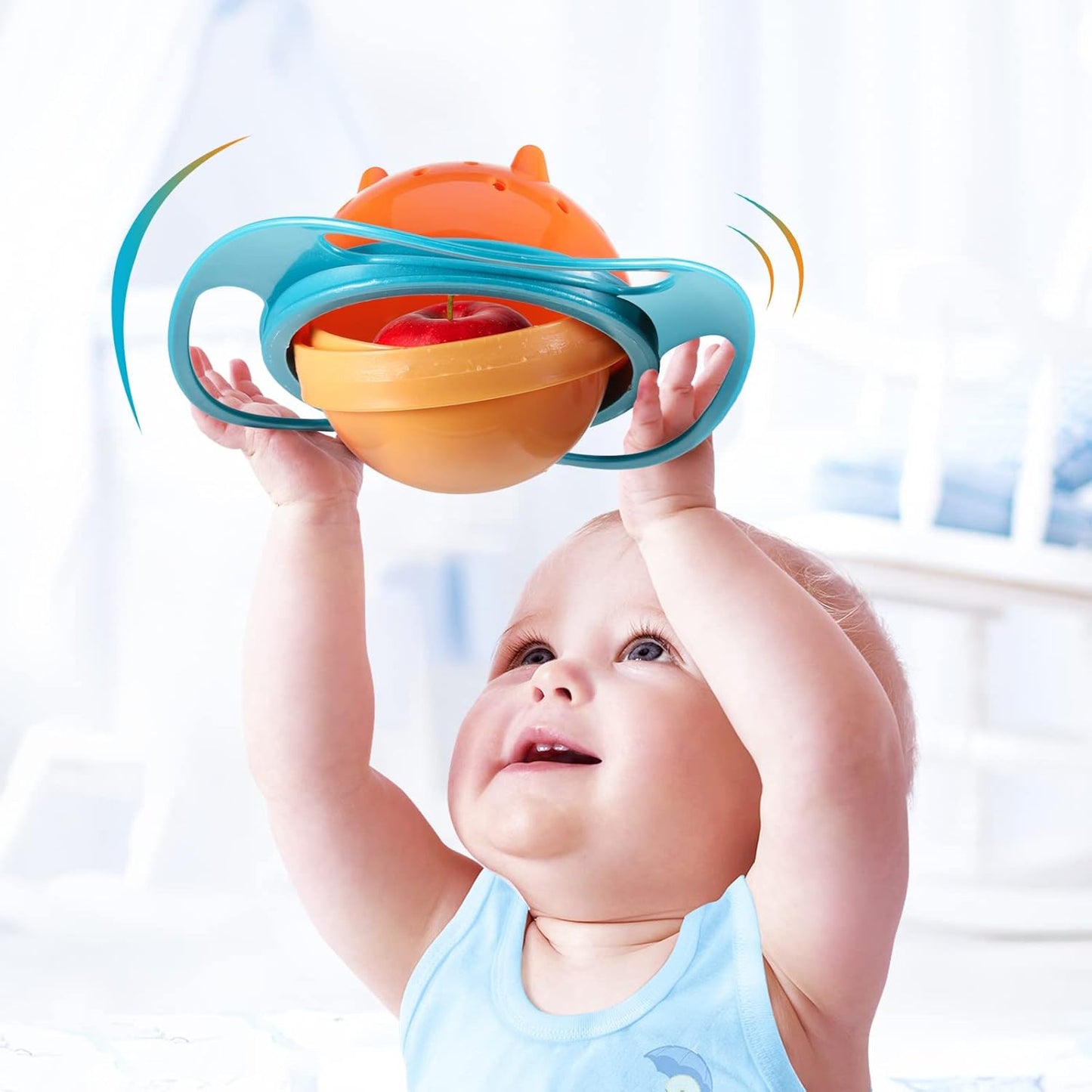 Plastic Spill-Proof 360° Baby Bowl