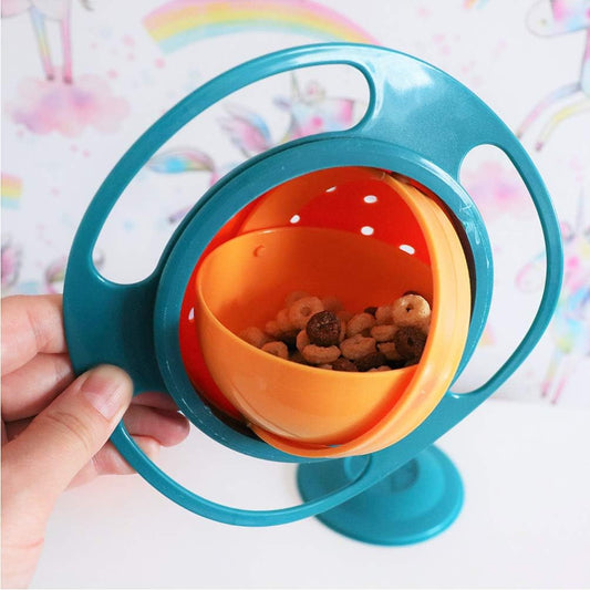 Plastic Spill-Proof 360° Baby Bowl