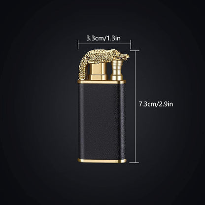 Dual Flame Crocodile Lighter