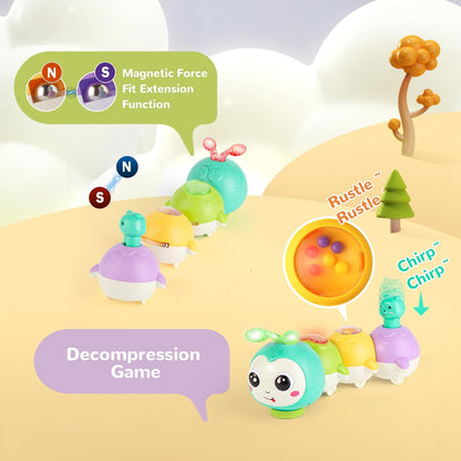 Interactive Caterpillar Crawling Toy