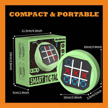 4-in-1 Infinite Smart Tic Tac Toe Game