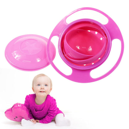 Plastic Spill-Proof 360° Baby Bowl