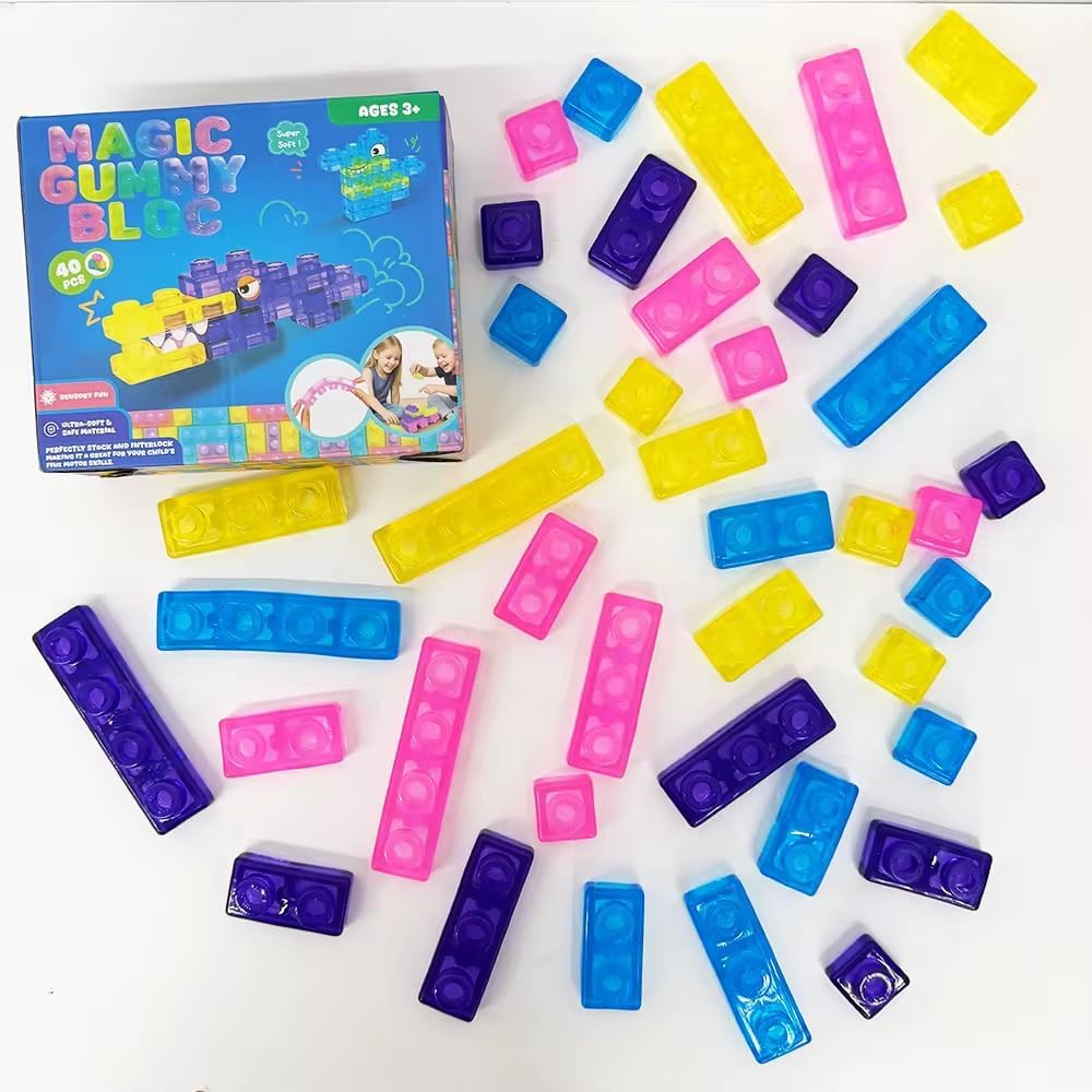 Magic Gummy Soft Building Blocks