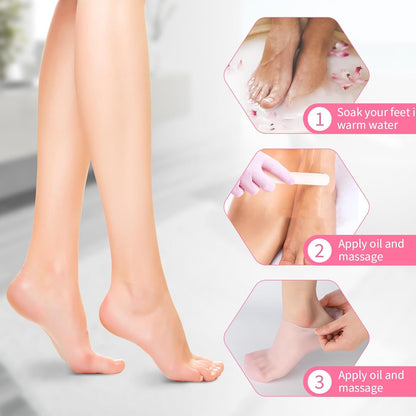 Moisturizing Silicone Socks Pair