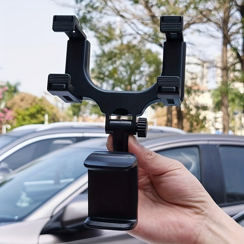 Rearview Mirror 360° Rotatable Phone Holder