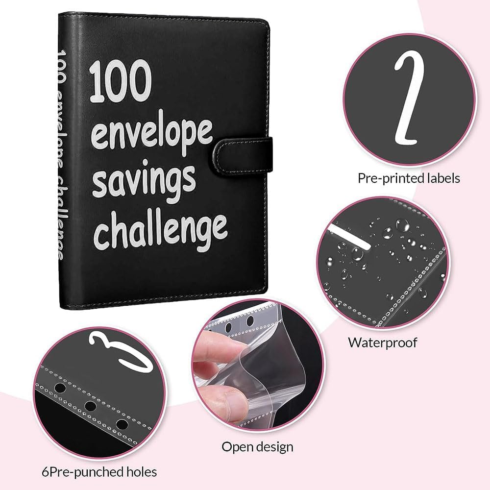 100 Envelopes money Saving Challenge