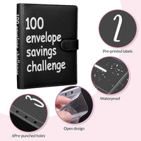 100 Envelopes money Saving Challenge